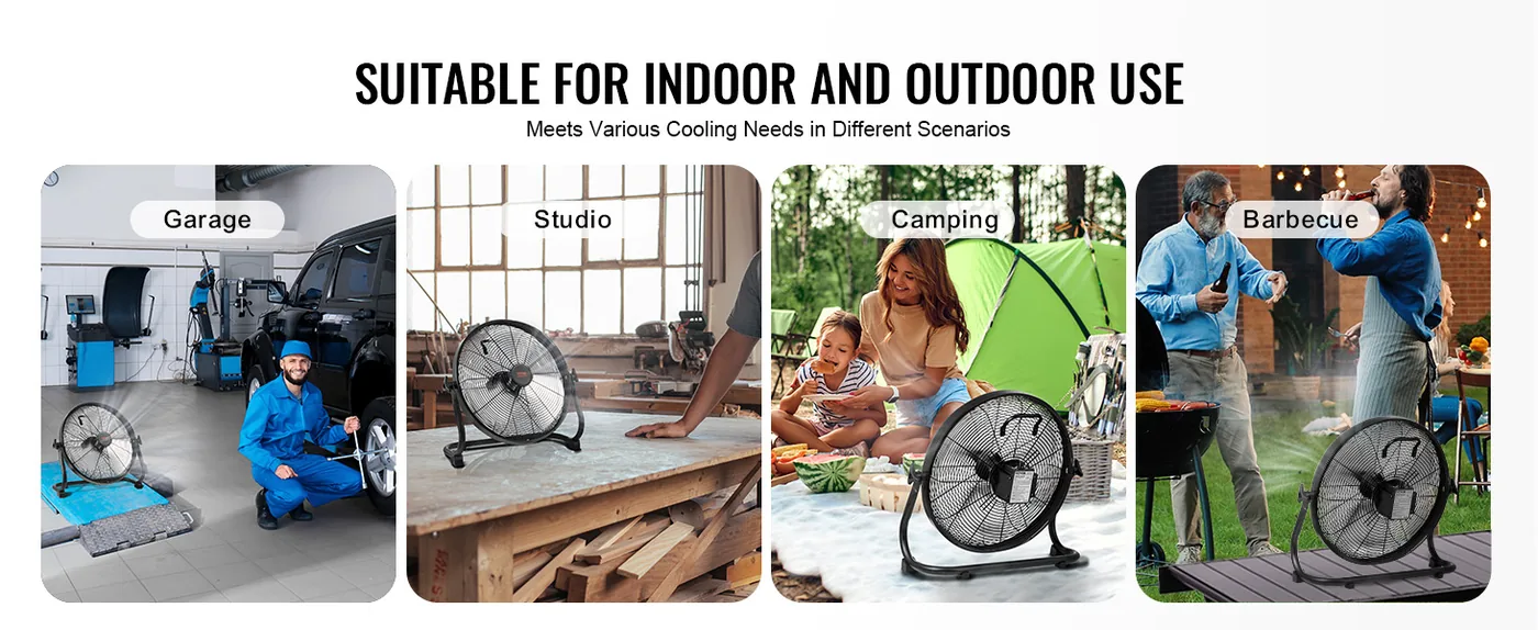 VEVOR Cordless Fan 16 in 16 inch feature 4