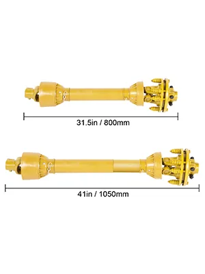 VEVOR PTO Shaft Yellow 41" / 1050 mm feature 8