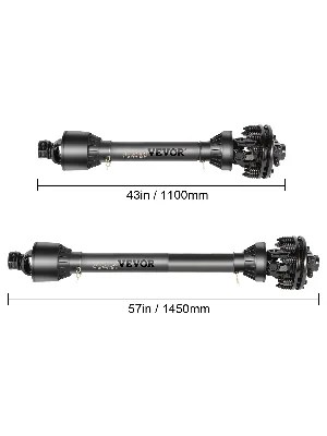 VEVOR PTO Shaft Black 1100 mm feature 8