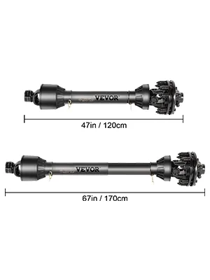 VEVOR PTO Shaft Black 1200 mm feature 8