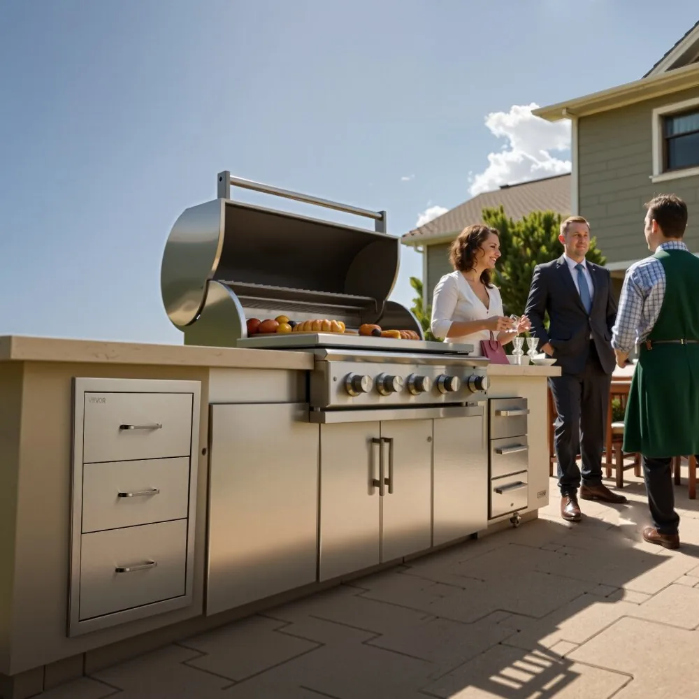 VEVOR Outdoor Kitchen Drawers 18.11" W x 23.23" D x 23.23" H product image 8