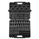 VEVOR 90 piece impact socket set storage case