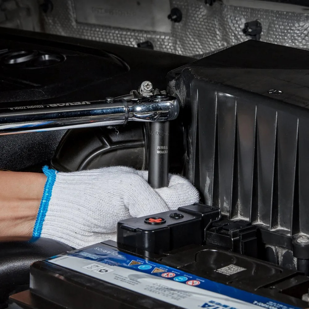 impact socket set with ratchet and extensions