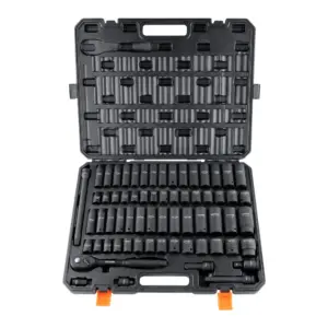 VEVOR 65 piece impact socket set front view