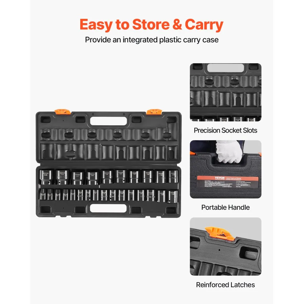 impact socket set storage case dimensions