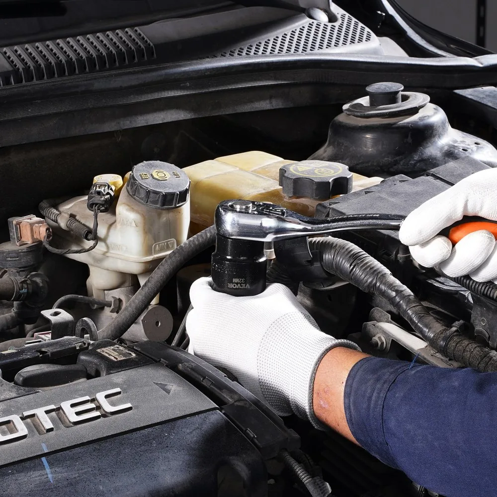 impact socket set with ratchet and extensions