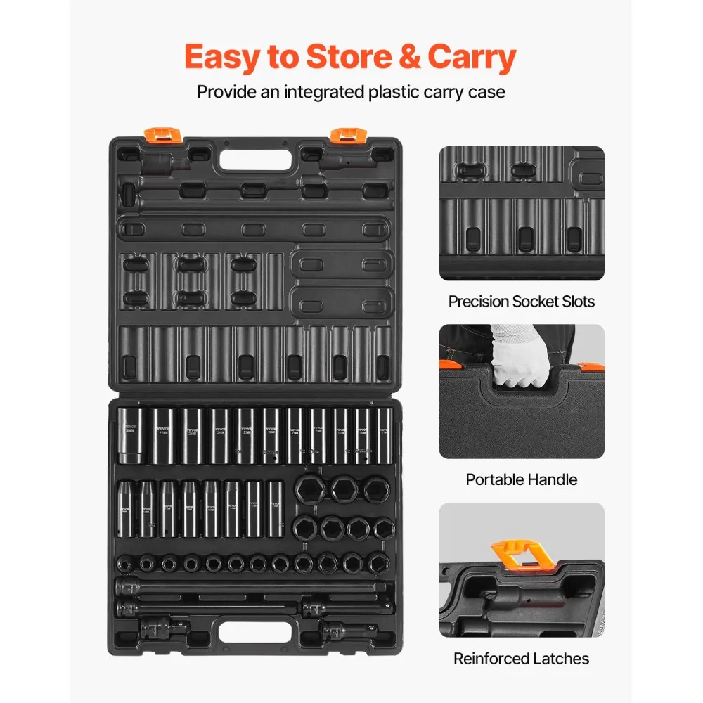 impact socket set storage case dimensions