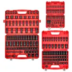VEVOR 210 piece impact socket set case view