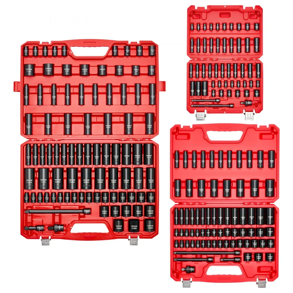 VEVOR impact socket set for automotive repair
