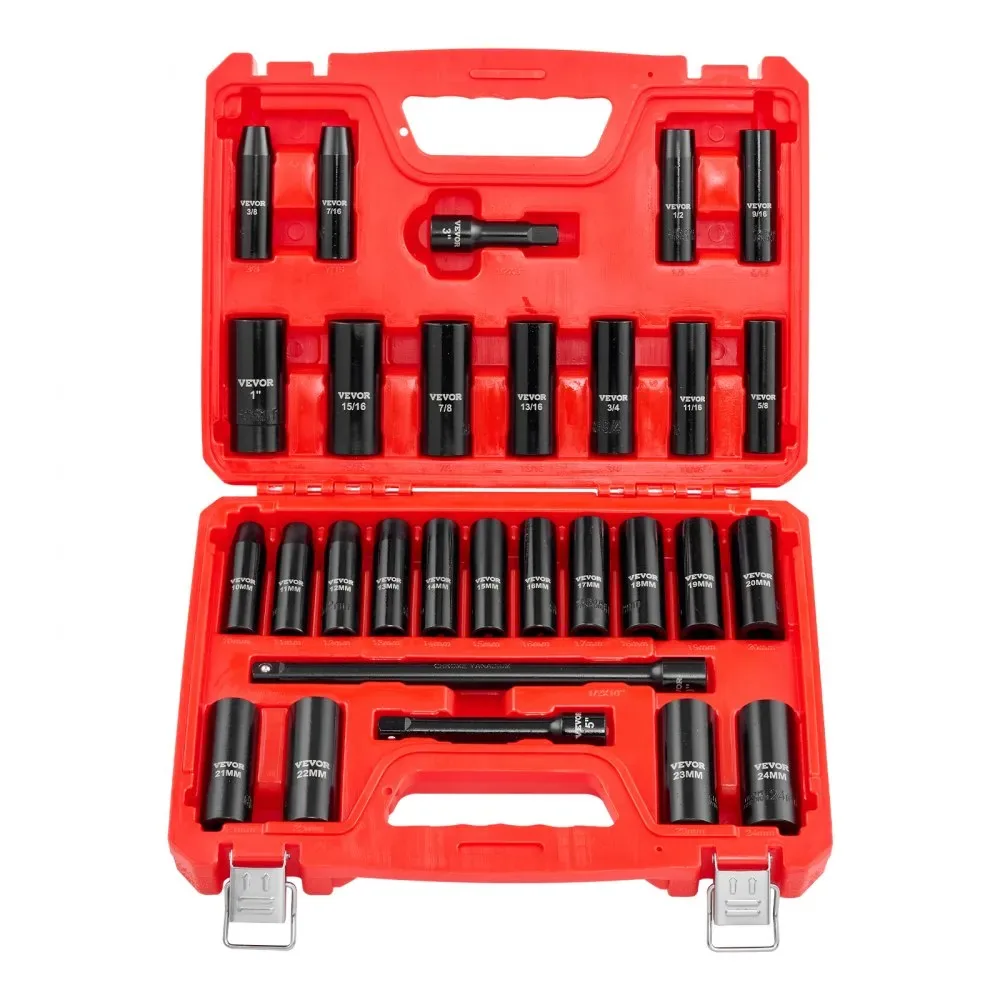 VEVOR deep socket set automotive maintenance