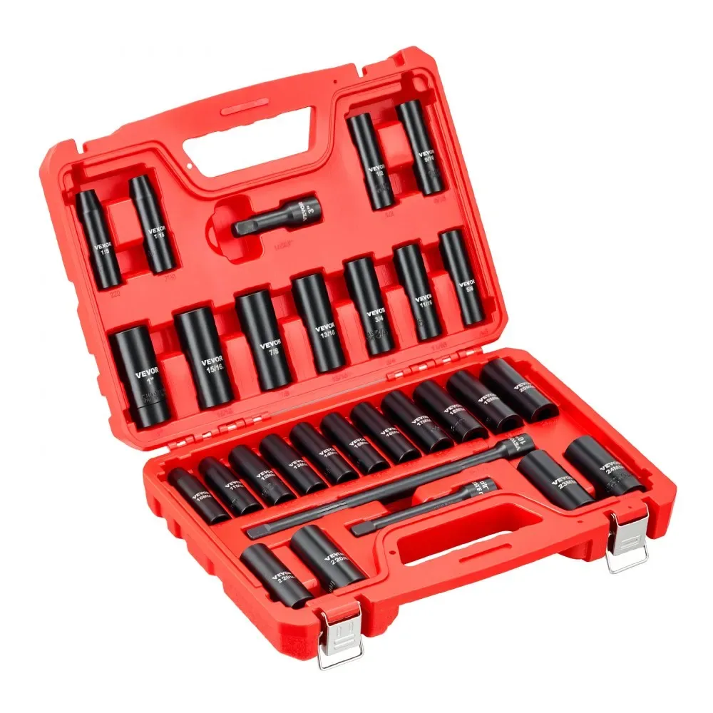VEVOR 29 piece socket set portable carry case