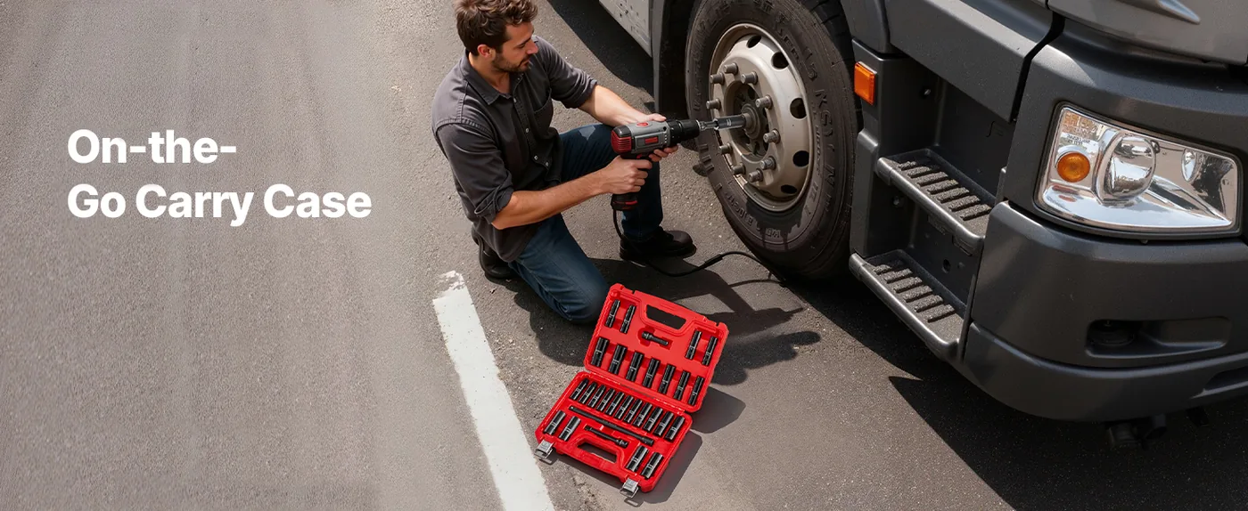 VEVOR 1/2 in Impact Socket Set 29 Piece Deep Easy to Store & Carry