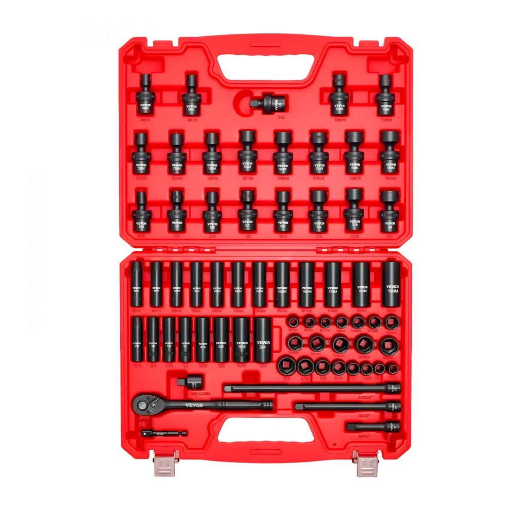 VEVOR impact socket set for automotive repair