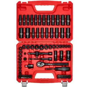 VEVOR 3/8 inch impact socket set case view