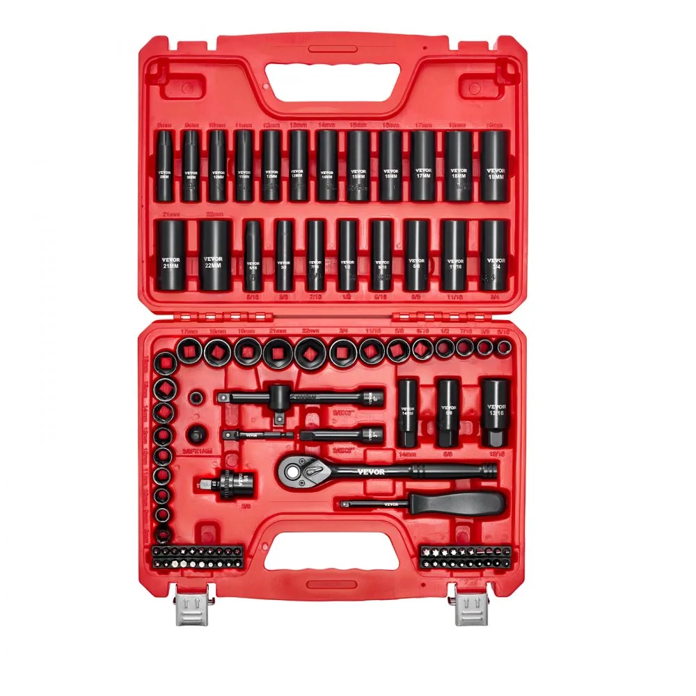 VEVOR 96 piece socket set for automotive repair
