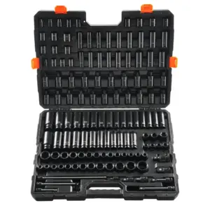 VEVOR 130 piece impact socket set case view