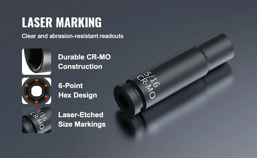 impact socket set 6 point grip