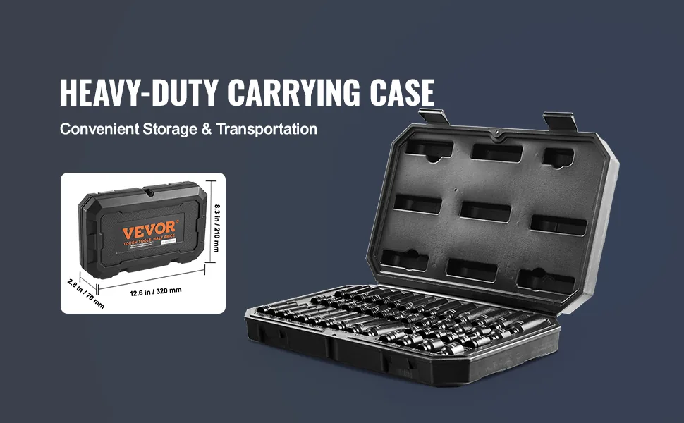 impact socket set portable storage