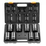VEVOR 8 piece impact socket set storage case