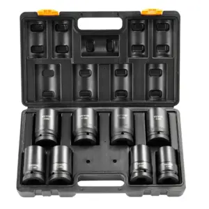 VEVOR 8 piece impact socket set storage case