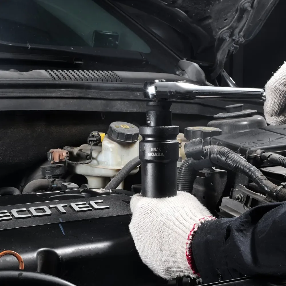 impact socket set with ratchet and extensions