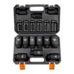 VEVOR 9 piece impact socket set case view