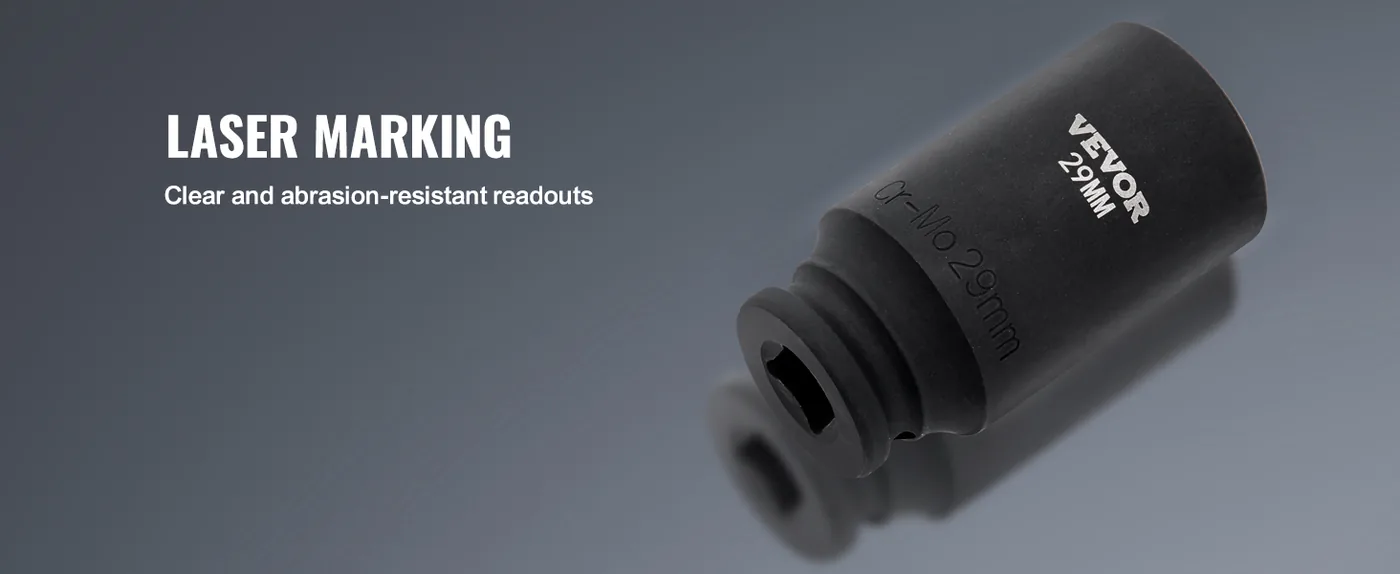 VEVOR deep and shallow impact sockets