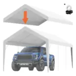VEVOR Carport Replacement Canopy Cover 10 x 20 ft 10x20ft product image 1