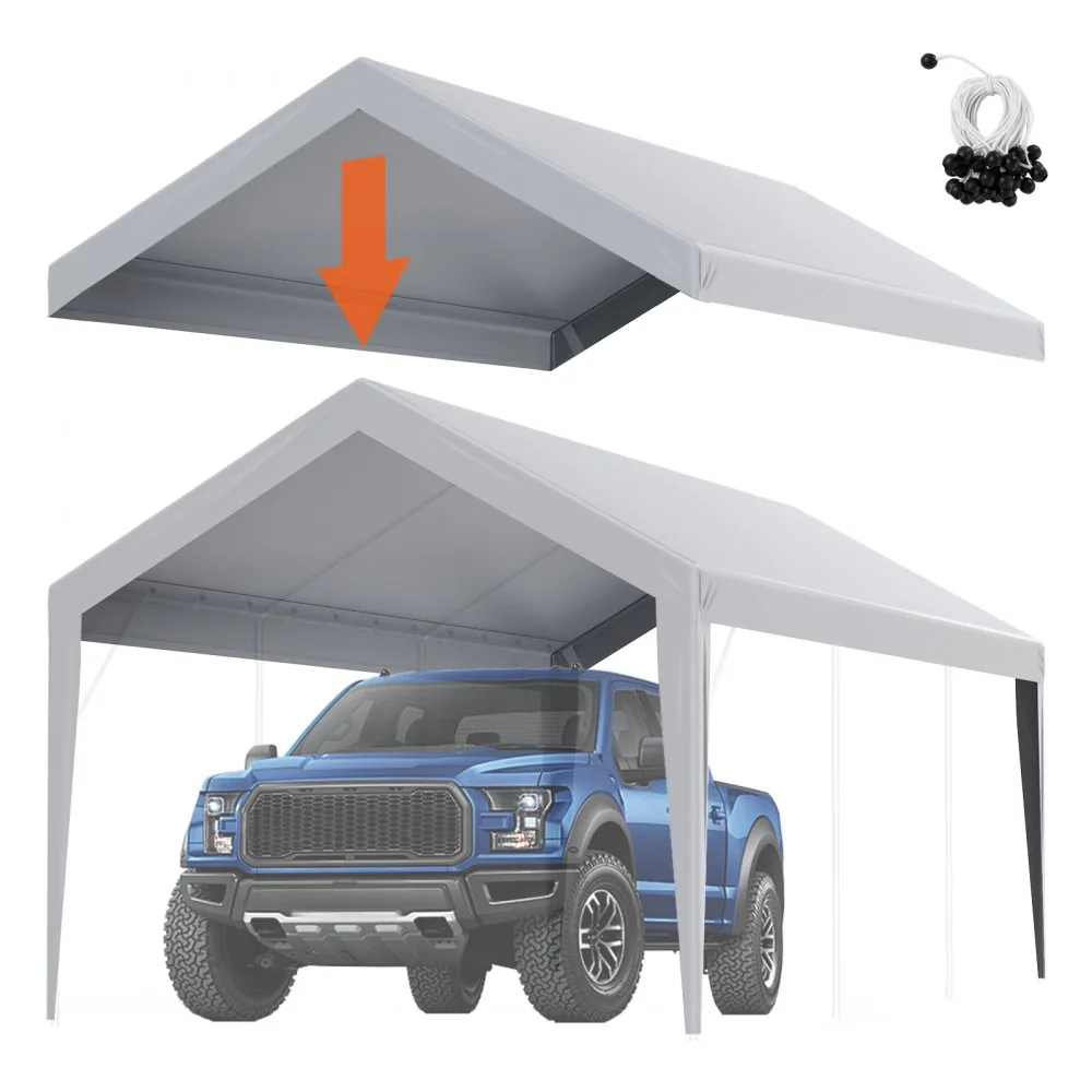 VEVOR Carport Replacement Canopy Cover 10 x 20 ft 10x20ft product image 1