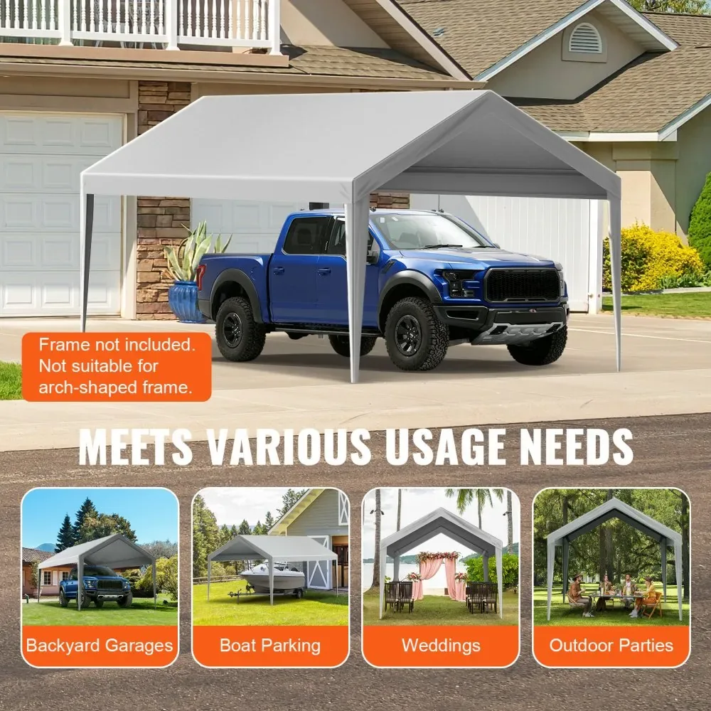 VEVOR Carport Replacement Canopy Cover 10 x 20 ft 10x20ft product image 7