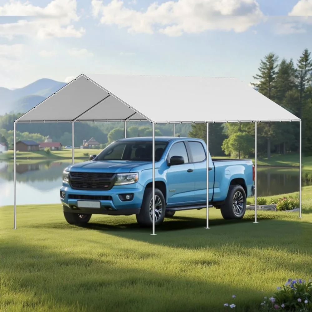 VEVOR Carport Replacement Canopy 10x20ft Grey Canopy fabric product image 8