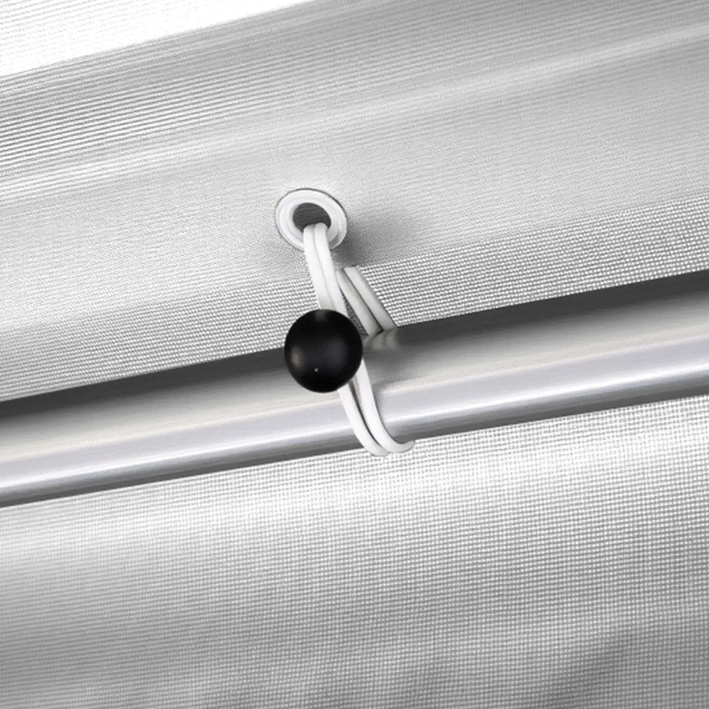 VEVOR Carport Replacement Canopy 10x20ft Grey Canopy fabric Aluminum Grommets & Elastic Ball Cords