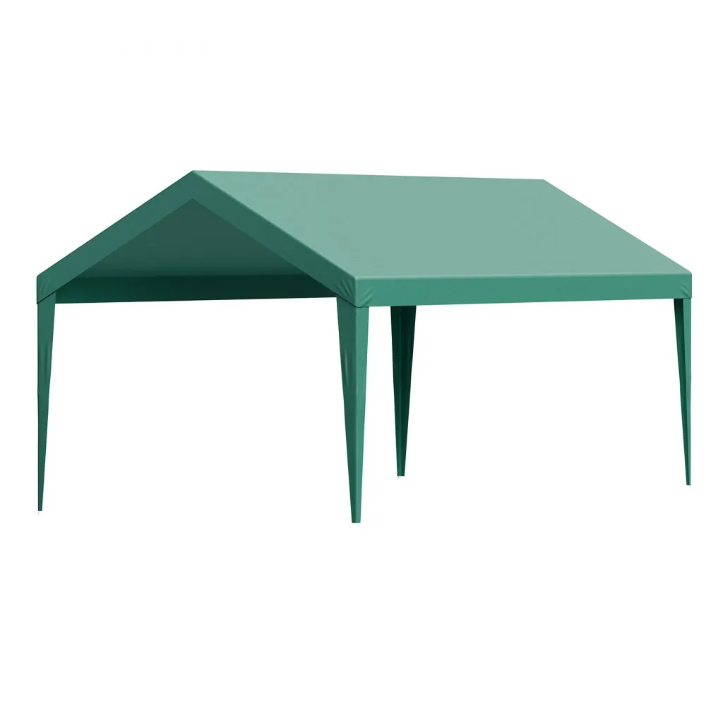 VEVOR Carport Replacement Canopy 10x20ft dark green Canopy s product image 9