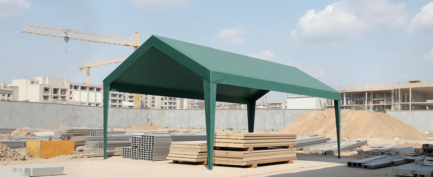 VEVOR Carport Replacement Canopy 10x20ft dark green Canopy s Construction Material Cover