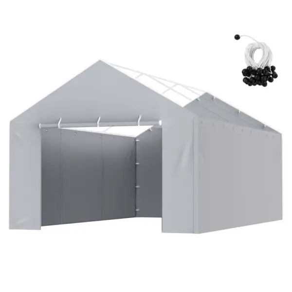 VEVOR Carport Replacement Canopy Cover Side Wall 12 x 20 ft product image 1