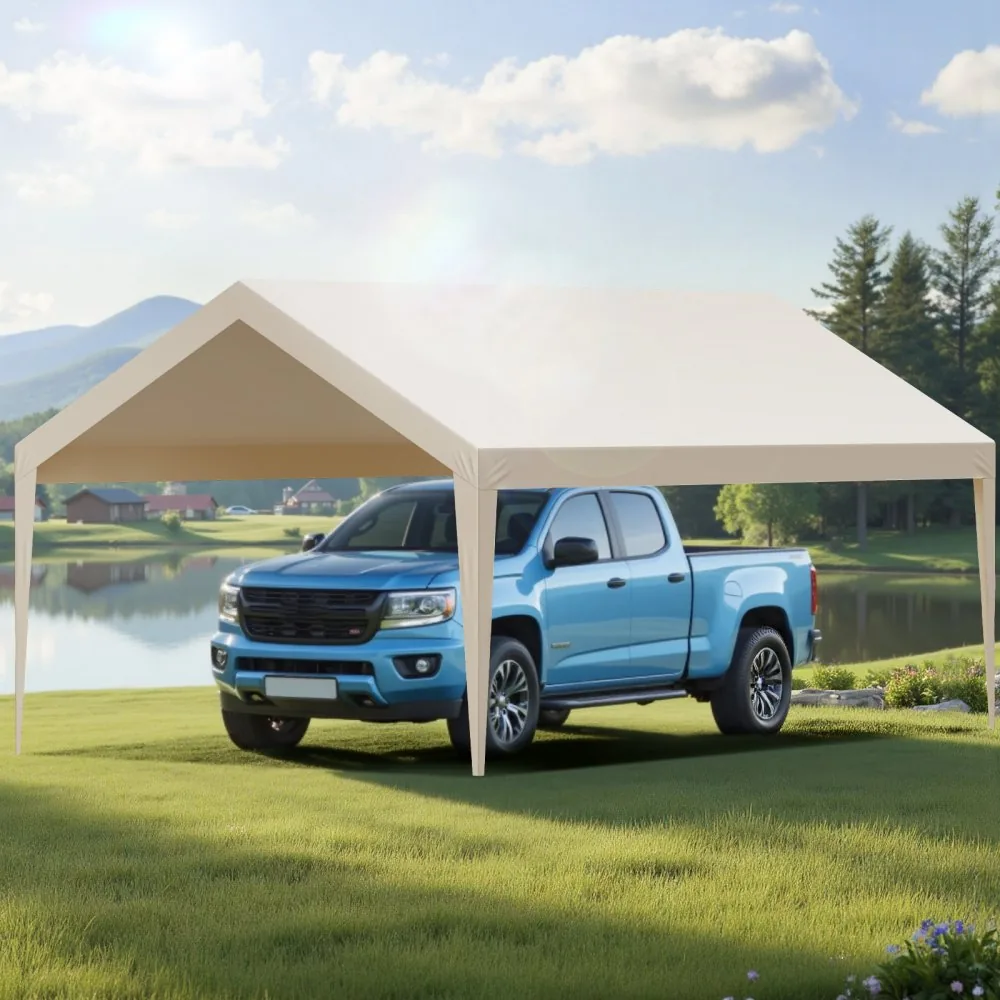 VEVOR Carport Replacement Canopy 12x20ft Beige Canopy strap product image 8