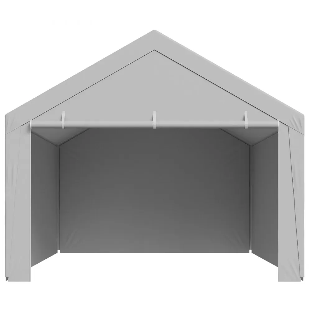 VEVOR Carport Replacement Canopy 13x20ft Grey Top and side c product image 10