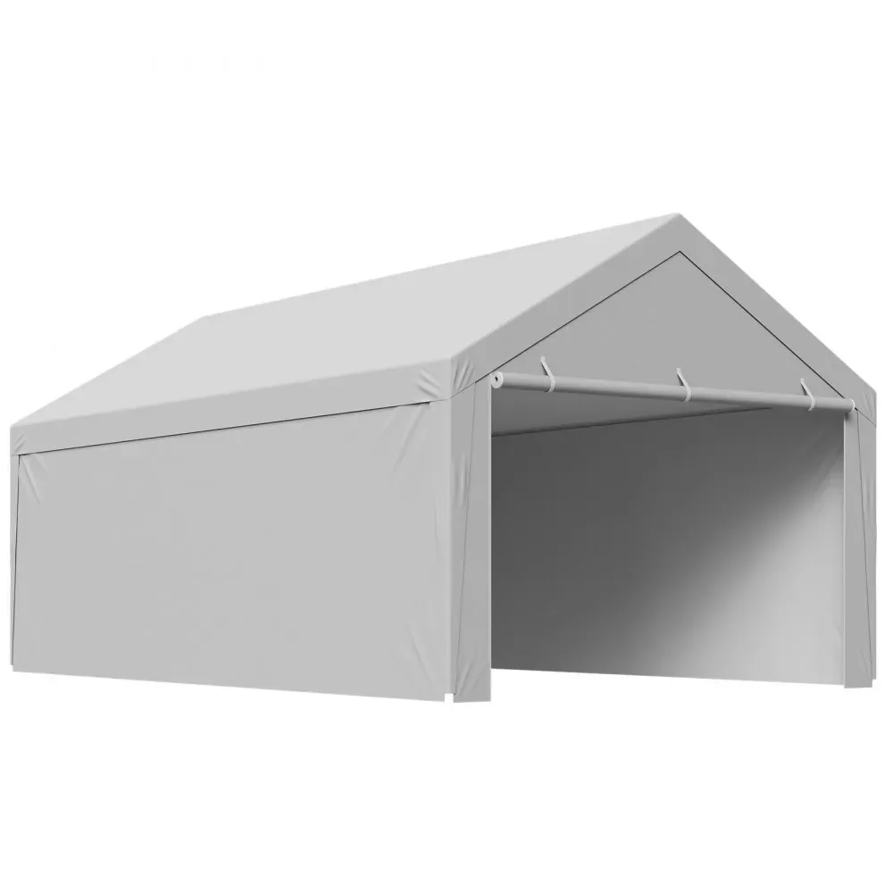 VEVOR Carport Replacement Canopy 13x20ft Grey Top and side c product image 12