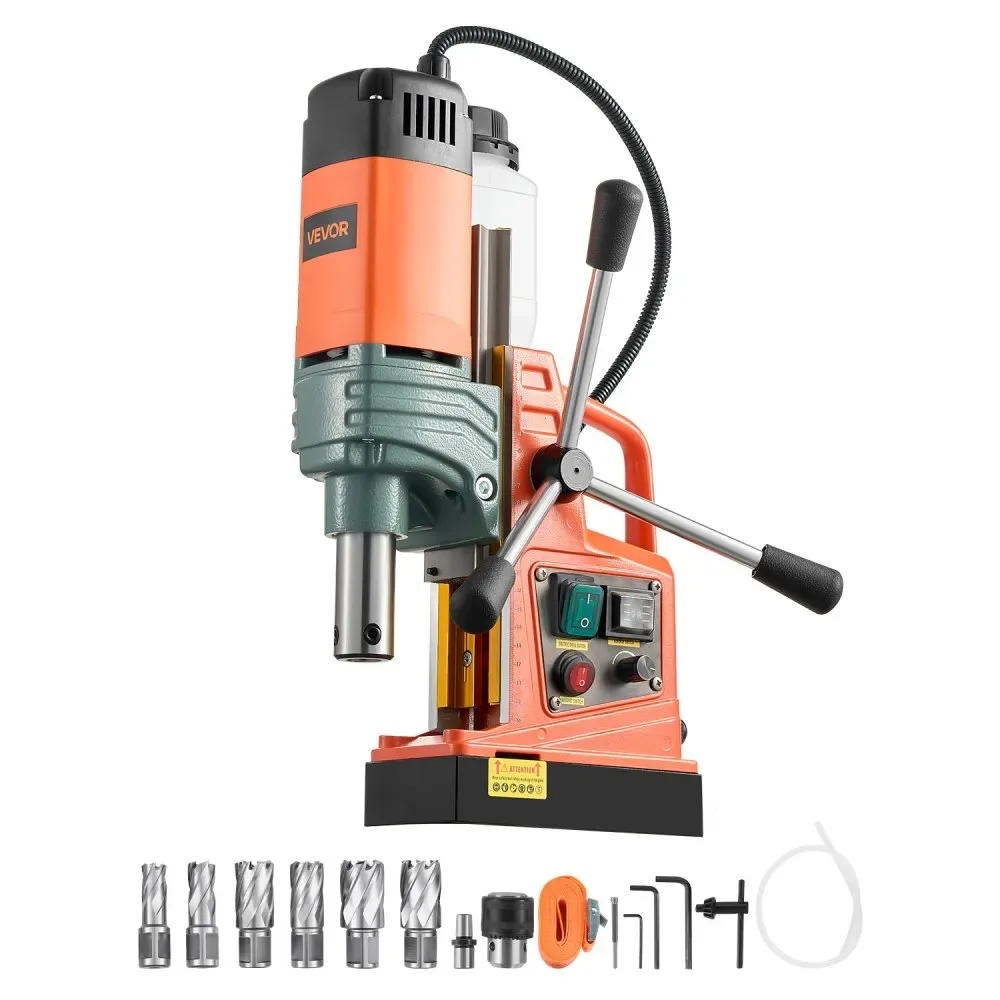 VEVOR Magnetic Drill 6pcs Twist Drill and Core Drill 50mm product image 1