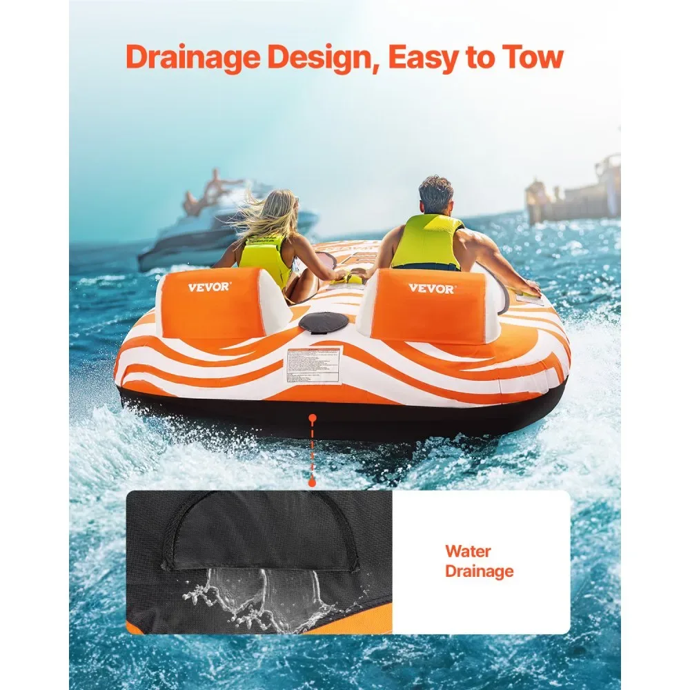 VEVOR Towable Tubes for Boating 2 Person 2 people Motorboat product image 6