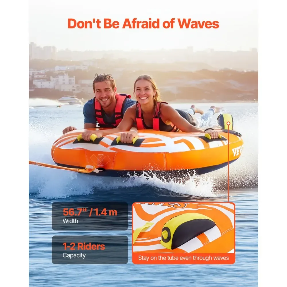 VEVOR Towable Tubes for Boating 2 people Bed Cushion - D-Typ product image 2