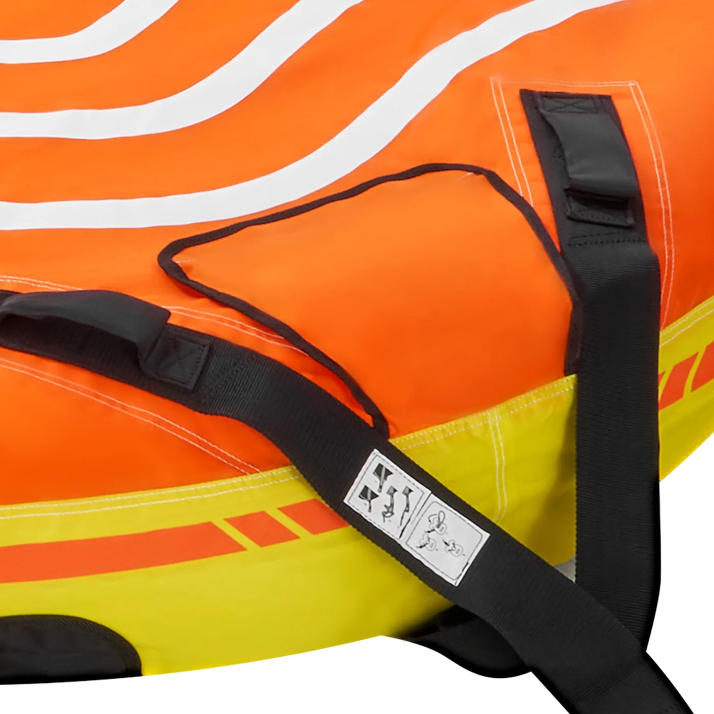 VEVOR Towable Tube for Boating 3 people Sofa - D-Type Boarding Strap