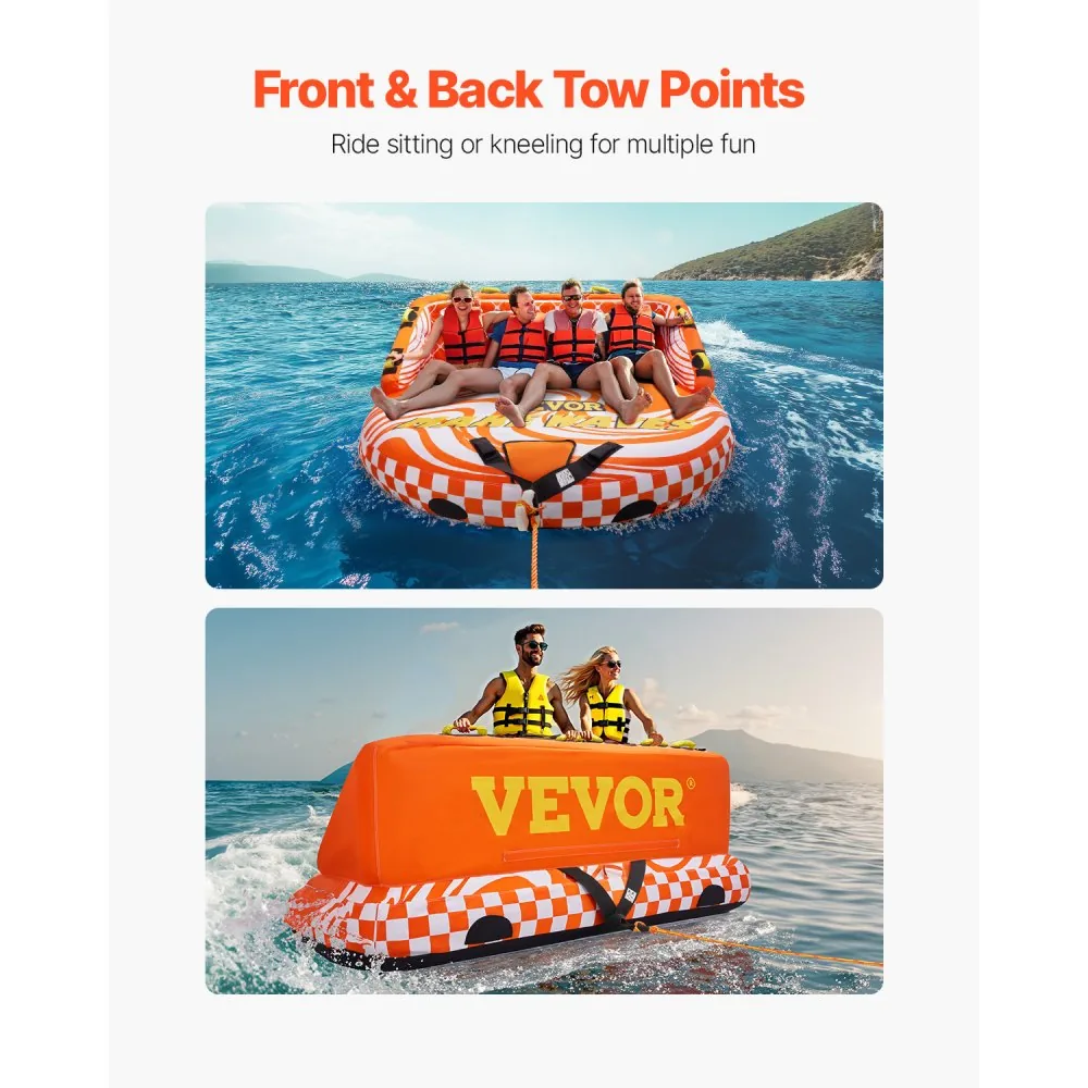 VEVOR Towable Tube for Boating 4 people Sofa - D-Type product image 6