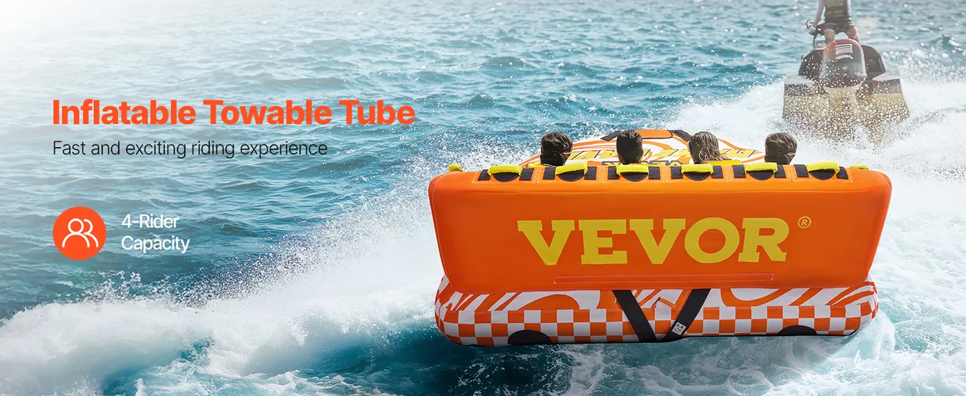 VEVOR Towable Tube for Boating 4 people Sofa - D-Type overview