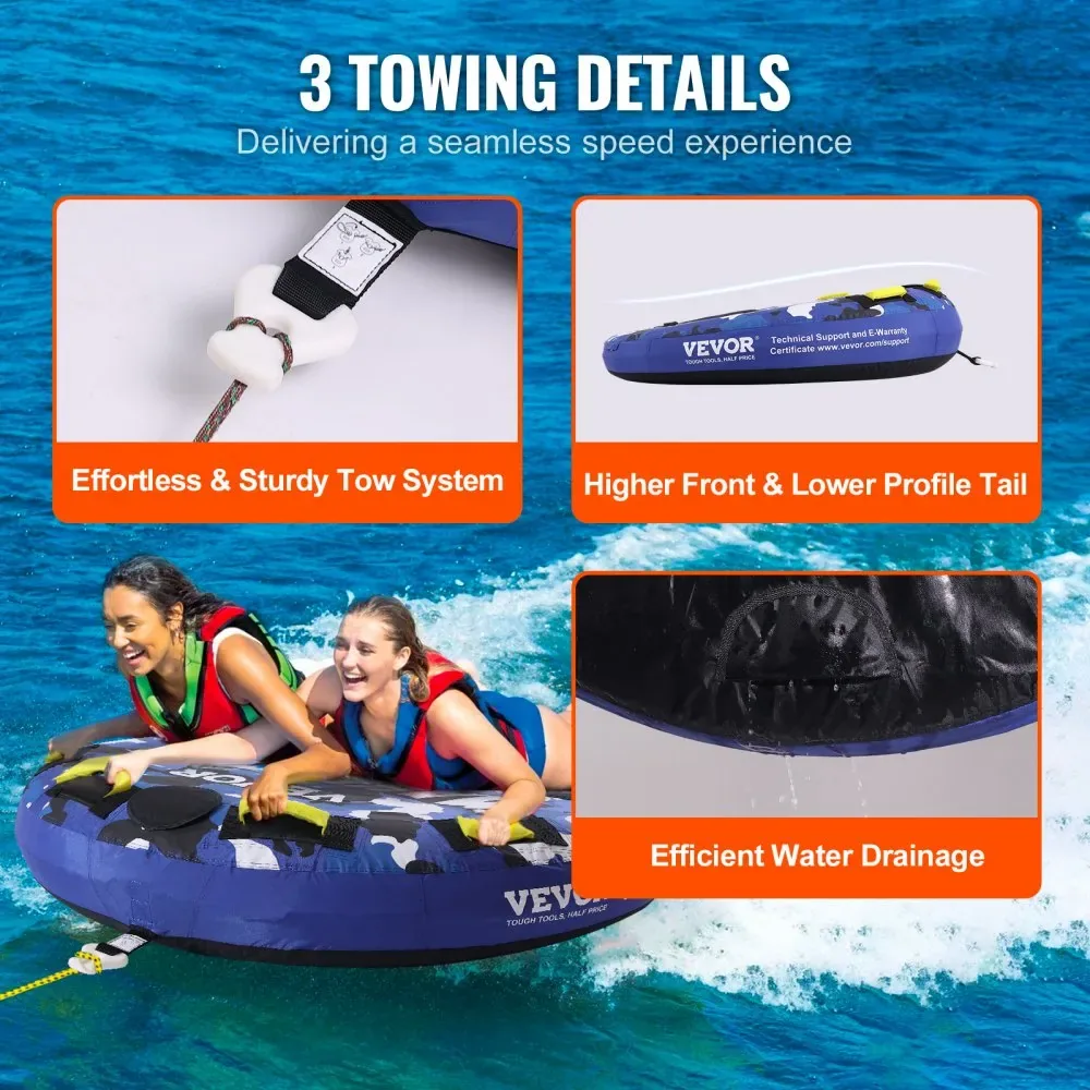 VEVOR towable tube dimensions