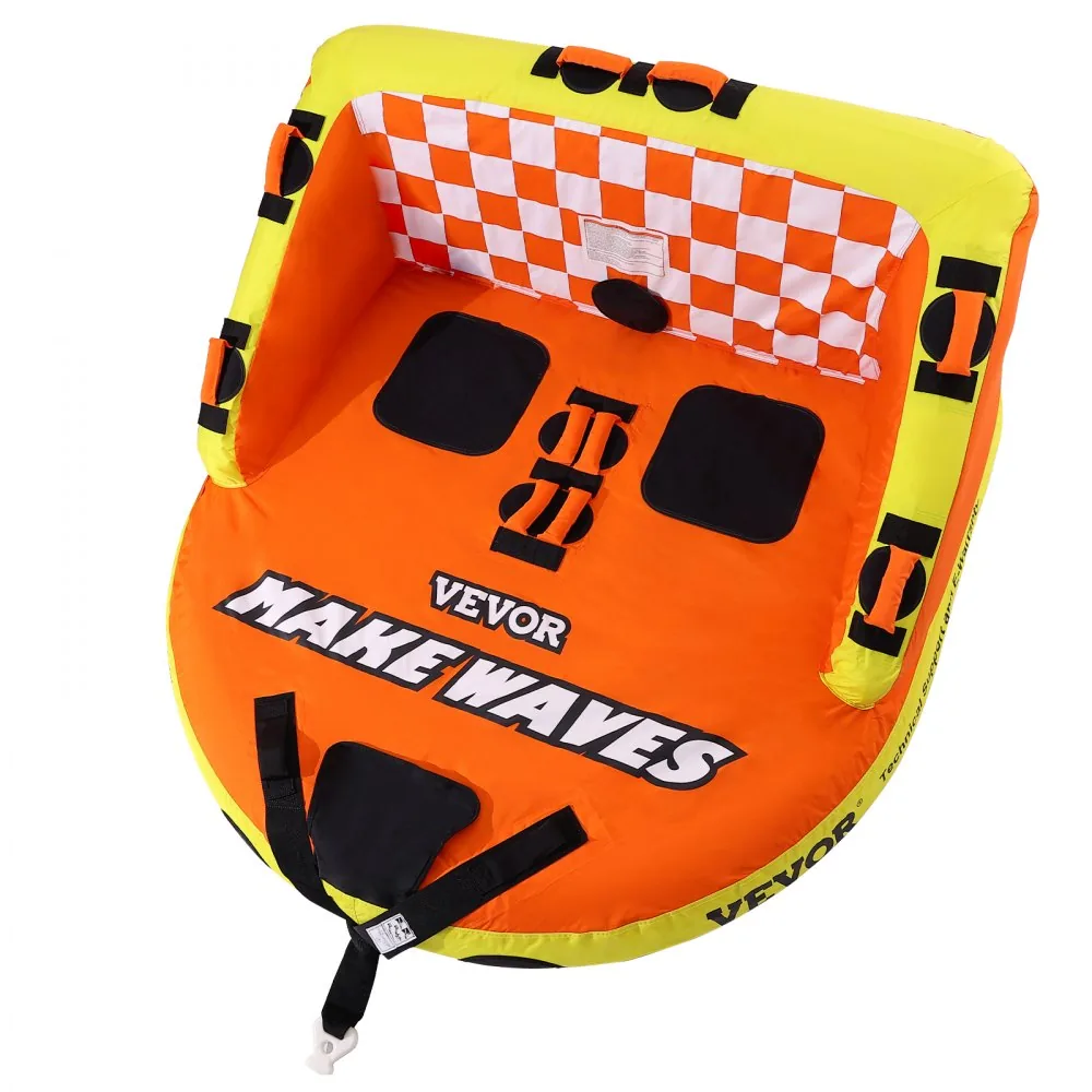 VEVOR towable tube riders seated on deck