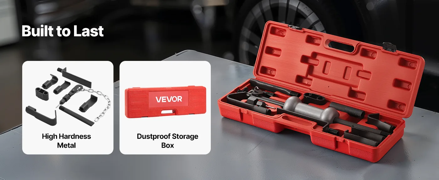 VEVOR Dent Puller Kit Slide Hammer-10 lbs 13-Piece Set feature 4
