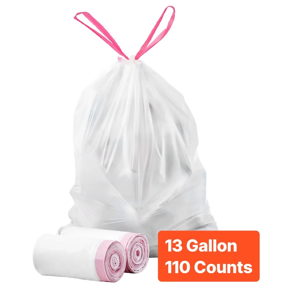 VEVOR 13 gallon drawstring trash bags roll