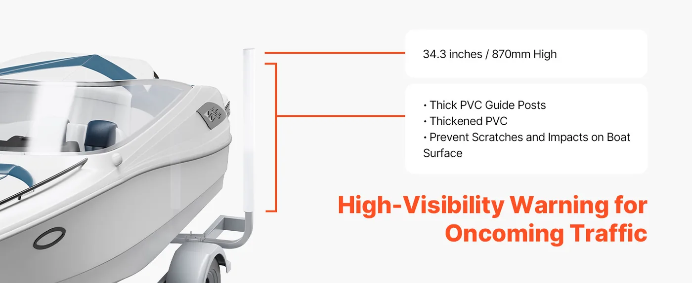VEVOR Boat Trailer Guide 40 inch feature 4