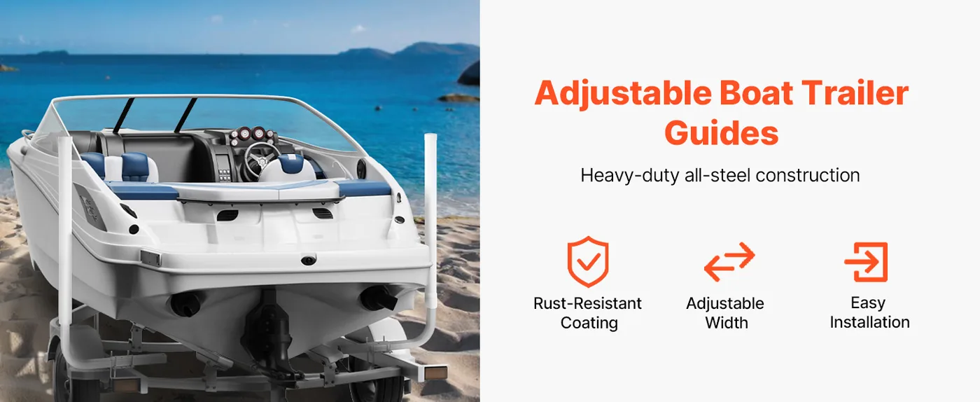 VEVOR Boat Trailer Guide 60 inch overview